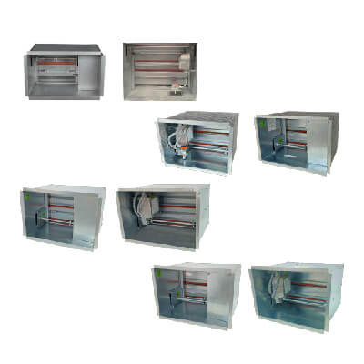 Out of wall & Front Access Smoke Dampers